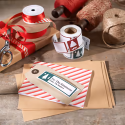 DYMO LabelWriter Holiday Address Labels  Limited Edition  Tree  1-1/8"" x 3-1/2""