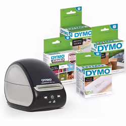 DYMO LabelWriter 550 Turbo Label Printer Bundle  Label Maker with Thermal Printing Auto Label Recognition Includes Address La ...