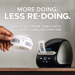 DYMO LabelWriter 550 Turbo Label Printer Bundle  Label Maker with Thermal Printing Auto Label Recognition Includes Address Labels Multipurpose Labels