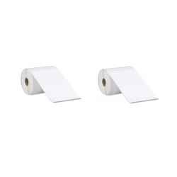 DYMO Authentic LW Extra-Large Shipping Labels for LabelWriter Label Printers  White  4'' x 6''  2 Pack  440 Labels Total (1744907)
