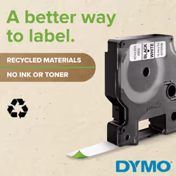 DYMO D1 Standard - Black on White - 6mm - Additional view 5