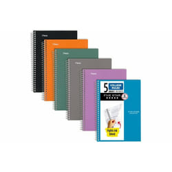 Five Star 73527 writing notebook 180 sheets Black, Blue, Green, Grey, Orange, Purple