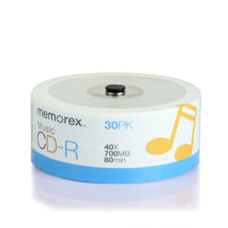Memorex 32020016609 CD-R 80 40x Eco Spindle Discs  30 Pack