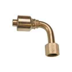 Gates 0632364 Hydraulic Hose Elbow, 90 deg, 0.375 in. Female Flat-Face O-Ring Swivel - 2.55 in.