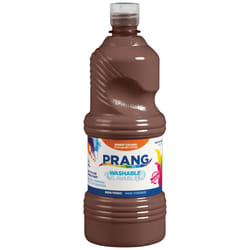 Prang Non-Toxic Ready-to-Use Washable Tempera Paint  1 qt Bottle  Brown