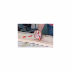 DIXON Industrial Lumber Marking Crayons  45 x 12 Hex  Red  12Pack 52000