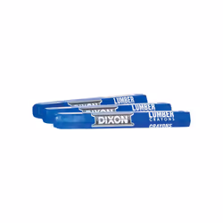 Dixon Industrial Lumber Crayons  Blue  12 Count