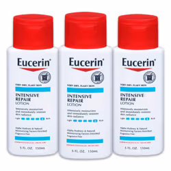 Eucerin Intensive Repair Lotion - Rich Lotion for Very Dry  Flaky Skin - 5 fl. oz. Bottle (Pack of 3)