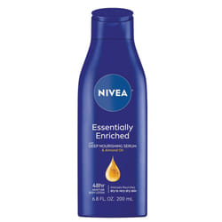 NIVEA Essentially Enriched Body Lotion for Dry Skin, 68 Fl Oz Bottle