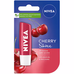 NIVEA Cherry Lip Care  Tinted Red for Beautiful  Moisturized Lips  17 oz Stick Pack of 6
