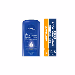 Nivea Nourishing In Shower Lotion, Body Lotion for Dry Skin, 135 Fl Oz Bottle(Pack of 3)
