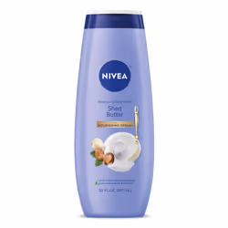 NIVEA Nourishing Shea Butter Body Wash with Nourishing Serum, Moisturizing Body Wash for Women, Enriched Provitamin B5 and Vi ...