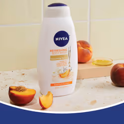 NIVEA White Peach and Jasmine Body Wash with Nourishing Serum  Pack of 3  20 Fl Oz