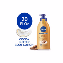 NIVEA Cocoa Butter Body Lotion with Deep Nourishing Serum, 20 Fl Oz