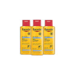 Eucerin Skin Calming Body Wash - Cleanses and Calms to Help Prevent Dry, Itchy Skin - 8.4 fl. oz. Bottle (Pack of 3)