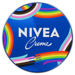 NIVEA Creme Body  Face and Hand Moisturizing Cream  Limited-Edition Pride Creme Jar  Rich Body Cream for Dry Skin with Provitamin B5  8.4 Oz Jar