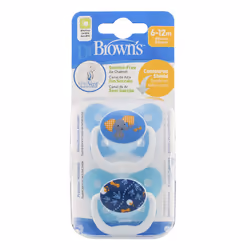 Dr Brown's PreVent Soother Sky 6-12m 2PK