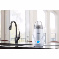 Dr Brown Deluxe Bottle Warmer And Steriliser, White And Grey - DBAC149