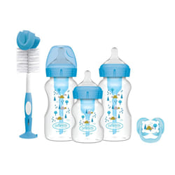 Natural Flow Options+ Anti-Colic Baby Bottle Gift Set, Blue
