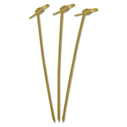 Royal Paper R803 Knotted Bamboo Pick  Olive Green  4-Inch  1000/Carton (RPPR803)