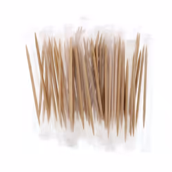 Royal FBARIW12S Plain Individual Cello Wrapped Toothpicks  Package of 1000  25  Beige