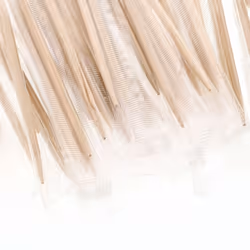 Royal FBARIW12S Plain Individual Cello Wrapped Toothpicks  Package of 1000  25  Beige
