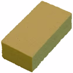 Zephyr 56136 Dover Dry Rubber Smoke Sponge 6 Length x 1-3/4 Width x 3 Height Case of 36
