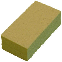 Zephyr 56136 Dover Dry Rubber Smoke Sponge 6 Length x 1-3/4 Width x 3 Height Case of 36