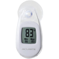 AcuRite Suction Cup Thermometer  White - 00315CADIA1