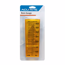 AcuRite 00840A1 Rain Gauge  Medium  Yellow