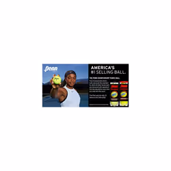 Penn Championship Tennis Balls - Extra Duty Felt Pressurized Tennis Balls - 12 Cans  36 Balls
