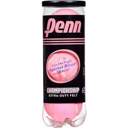 Penn Championship Pink Tennis Balls - Extra Duty Felt Pressurized Tennis Balls - 24 Cans  72 Balls