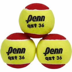 Penn QST 36 Felt Tennis Balls 3 Ball Polybag