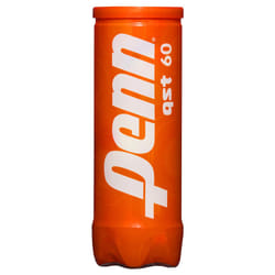 Penn QST 60 Tennis Balls - Youth Felt Orange Dot Tennis Balls for Beginners - 1 Can  3 Balls