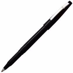 Pentel Rolling Writer Pen  0.8 Millimeter Cushion Ball Tip  Black Ink  12 pens (R100-A)