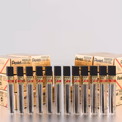 Pentel Super Hi-Polymer Lead Refill  0.5mm  Fine  B  144 Pieces of Lead (C505-B)