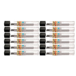 Pentel Thin Leads Tube Of 12 0.5Mm 2H