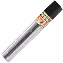 Pentel Thin Leads Tube Of 12 0.5Mm 2H