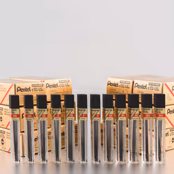 Pentel Super Hi-Polymer Refill  0.5mm  Fine  F  144 Pieces of Lead (C505-F)