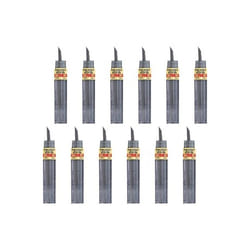 Pentel PENC505HBX 0.5 mm Hi-Polymer Black Lead Refills - Pack of 12