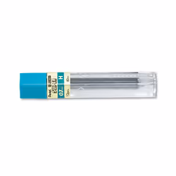 Super Hi-Polymer Lead Refills  0.7 Mm  H  Black  12/Tube