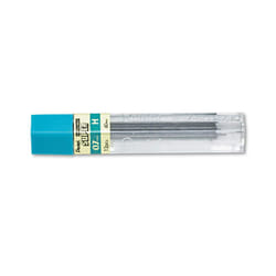 Super Hi-Polymer Lead Refills  0.7 Mm  H  Black  12/Tube