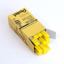 Pentel Super Hi-Polymer Lead Refill  0.9mm Thick  2B  180 Pieces of Lead (50-9-2B) Gray