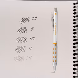Pentel Super Hi-Polymer Lead Refill  0.9mm Thick  2H  180 Pieces of Lead (50-9-2H)