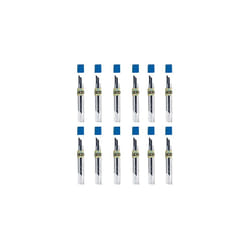 Pentel Refill Lead Blue (0.5mm) Medium 12 Pcs/Tube  12 Tubes of Lead (
