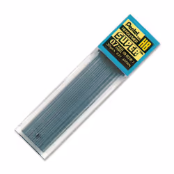 Pentel Super Hi-Polymer Lead Refills  0.7 mm  HB Hardness  Tube of 30