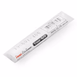 Pentel Clic Stick Eraser Rubber Refills - White - Pack of 2