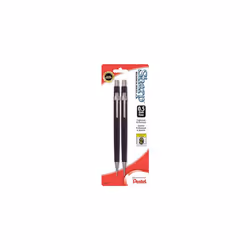 Pentel Automatic Sharp Mechanical Pencils  0.5 mm  Black  Pack Of 4