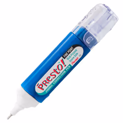 Pentel Presto! Jumbo Correction Pen  Fine Point  Metal Tip  Box of 12