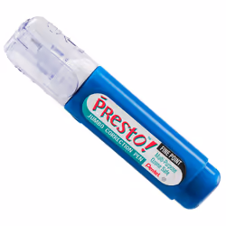 Pentel Presto! Jumbo Correction Pen  Fine Point  Metal Tip  Box of 12